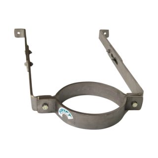 Pipe hanger with 2 bolt clamp